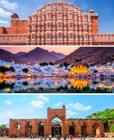 Jaipur, Ajmer Sharif Dargah, and Pushkar Lake Tour Package – Rajasthan Pilgrimage & Culture