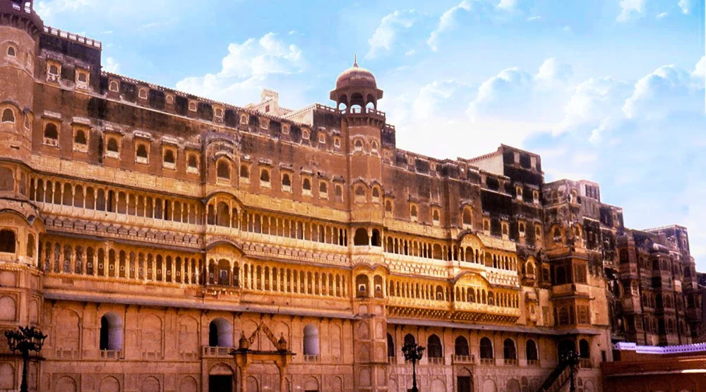 Side view of Junagarh Fort Bikaner