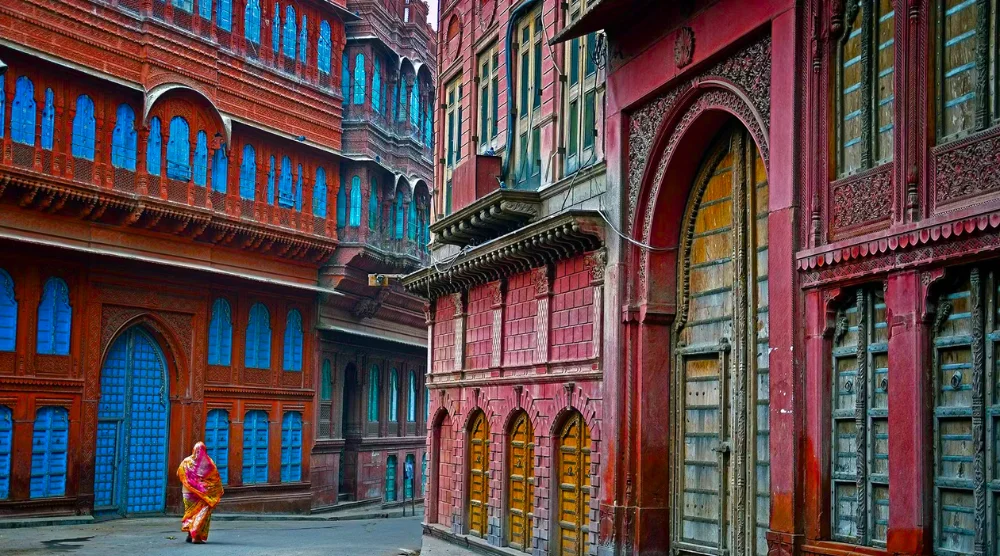 Rampuria Haveli heritage architecture Bikaner