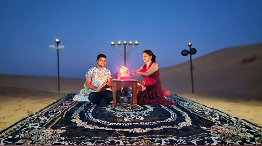 Desert Special Arrangement for couple At Desert Camp Jaisalmer, Rajasthan